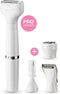 Nuvance Ladyshave - Ladyshave - 4 Opzetstukken - Wenkbrauw Trimmer