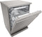 LG DF365FPS - Vaatwasser Vrijstaand - 14 couverts - Zilver