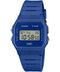 Casio Casio Collection F-91WB-2A1EF Horloge - Kunststof - Blauw - Ø 36 mm