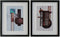Schilderij DKD Home Decor Art Orientaals Modern (2 Stuks) (35 x 2 x 45 cm)