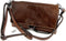 Hide & Stitches Mendoza - Schoudertas/Portemonnee - 12 creditcardvakken - Bruin