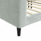 vidaXL - Slaapbank - 90x200 - cm - fluweel - lichtgrijs