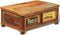 vidaXL - Salontafel - met - opbergruimte - vintage - stijl - gerecycled - hout