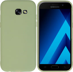 iMoshion Hoesje Geschikt voor Samsung Galaxy A5 (2017) Hoesje Siliconen - iMoshion Color Backcover - groen