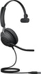 Jabra Evolve2 40 UC Mono - USB headset - 360° busylight - zwart