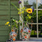 Return to Sender | Vaas Large 45 cm Bed of Flowers handgeschilderd - Bloemenvaas