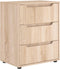 vidaXL - Dressoir - VISNES - 60x40x73 - cm - spaanplaat - sonoma - eikenkleurig