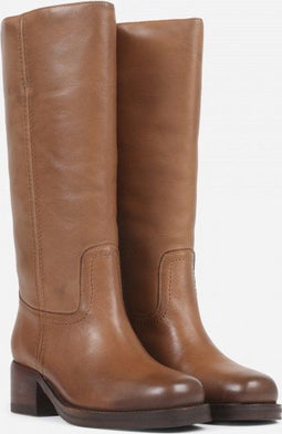 BRONX Kyley - Cowboylaarzen - Trekbanden - Cognac - maat 41