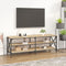 vidaXL - Tv-meubel - 140x40x50 - cm - bewerkt - hout - sonoma - eikenkleurig