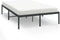 vidaXL - Bedframe - metaal - zwart - 120x190 - cm