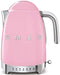 Smeg KLF04PKEU - Waterkoker - 7 temperatuurinstellingen - Roze