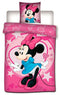 Disney Minnie Mouse Dekbedovertrek Stars - 140 x 200 cm - Polyester