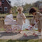 Little Dutch Poppenbuggy - Flowers & Butterflies - Inklapbaar lichtgewicht - Roze