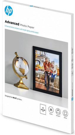 HP Q5456A - Fotopapier - Glanzend 250g A4 (25 vel) - Wit