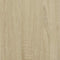 vidaXL - Hoge - kast - 35,5x35x139 - cm - bewerkt - hout - en - metaal - sonoma - eiken