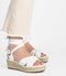 POSH by Poelman SAAR - Dames Sandalen - Imitatieleer - Wit - Maat 38