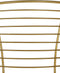 HOBACK - Eetkamerstoel - Goud - Metaal