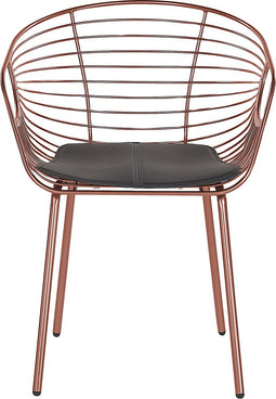 HOBACK - Eetkamerstoel - Koper - Metaal