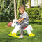 Hobbelpaard en loopfiguur 2 in 1 - Schommelpaard met wielen - Hobbelfiguur - Buiten en binnen speelgoed - Motoriek - Cadeau voor baby en peuter - 2 tot 5 jaar - Groen en wit - 2 in 1 Rocking horse toy with wheels - Sinterklaas