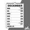 Hobbit A4 Grootletter Kalender 2024
