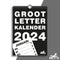 Hobbit A4 Grootletter Kalender 2024