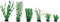 HOBBY KUNSTOF - WATERPLANT AQUARIUMPLANT -NEPPLANT PLANTASY PLANTEN SET 4