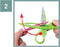 Hobbyschaar x 1 + 5 sets bladen - 2 verschillende samenstellingen