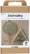Hobbyset Borduurwerk Dusty Groen Borduurframe