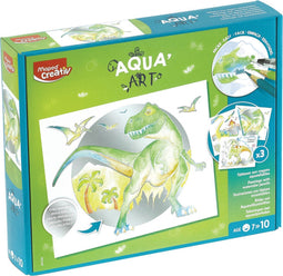 Hobbyset maped creativ aquaart dinosaurus 14delig | Stuk a 1 set