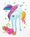 Hobbyset maped creativ aquaart eenhoorn 14delig | Stuk a 1 set