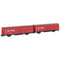 Hobbytrain H24651 N set van 2 schuifwandwagens Hbbilns van de DB Cargo