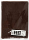 Hobbyvilt A4 21x30 cm dikte 1 5-2 mm bruin 10vellen