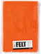 Hobbyvilt A4 21x30 cm dikte 1 5-2 mm oranje 10vellen