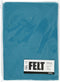Hobbyvilt A4 21x30 cm dikte 1 5-2 mm turquoise 10vellen