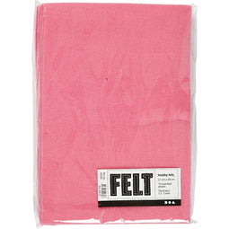 Creativ Company Hobbyvilt roze a4, 10 vellen