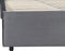 Savona Gestoffeerd Bed - 200 x 120 cm - Fluwelen Bekleding - Donkergrijs