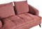 HOBRO - Tweezitsbank - Bordeaux - Polyester