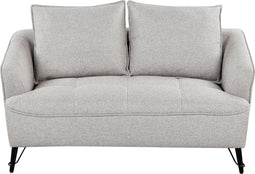 HOBRO - Tweezitsbank - Grijs - Stof