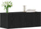 vidaXL - TV - Wandkasten - (Set - van - 2) - - - Zwart - eiken, - 80x30x30 - cm, - Gemaakt - van - bewerkt - hout