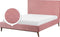 BAYONNE - Tweepersoonsbed - Roze - 160 x 200 cm - Fluweel