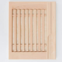 HOCHO Beukenhouten Broodsnijplank 355x295x22mm – Met Kruimelrooster & Mesuitsparing