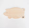HOCHO Snij- en Serveerplank Varkensvorm - Beukenhout - 290x150x9mm