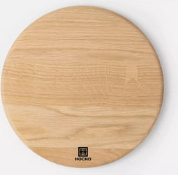 HOCHO Snijplank Kubo - Eikenhout - Ø 220x15mm - Tijdloos Design