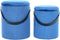 Hocker Arabella 125 2er-Set Blau / Schwarz