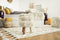Hocker Corin 125 Elfenbein / Gold