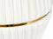 Hocker Doric 225 Elfenbein / Gold