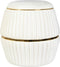 Hocker Doric 225 Elfenbein / Gold