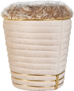 Hocker Doric 325 Beige / Gold