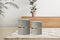 Hocker Milas 100 set van 2 Grijs