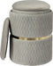 Hocker Milas 100 set van 2 Grijs